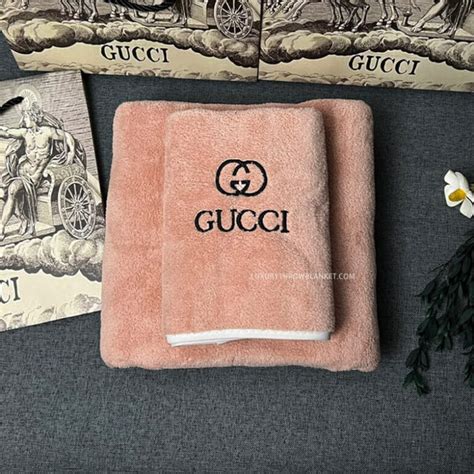 gucci towel brown|authentic gucci towels for sale.